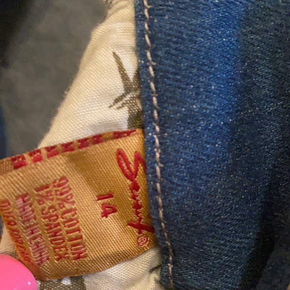 NWT Seven Luxe Premium Denim Light Wash Blue Jeans, Boot Cut, Sz 14 - Picture 13 of 15